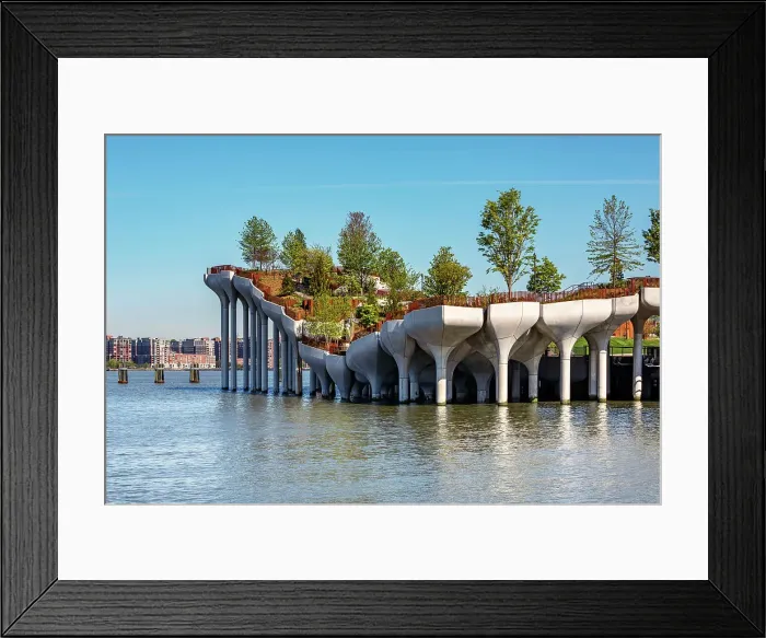 Framed Print : New York City, Manhattan, Little Island, Pier 55 at Hudson River Park Hudson River Greenway Framed Print : New York City, Manhattan, Little Island, Pier 55 at Hudson River Park Hudson River Greenway