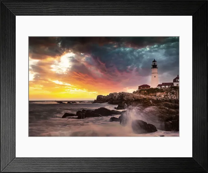 Framed Print : Maine, Cape Elizabeth, Portland Head Light Framed Print : Maine, Cape Elizabeth, Portland Head Light