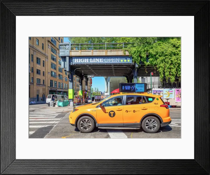 Framed Print : New York City, Manhattan, The High Line at Washington Street Framed Print : New York City, Manhattan, The High Line at Washington Street