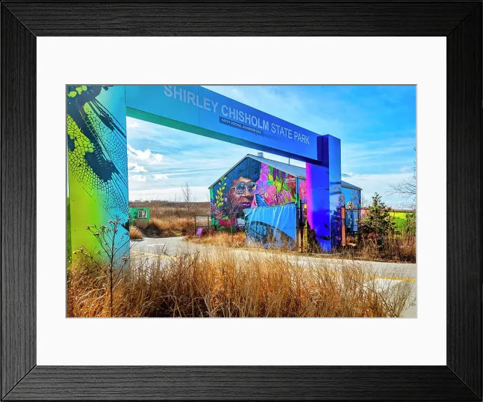 Framed Print : New York City, Brooklyn, East New York, Shirley Chisholm State Park, Entrance Framed Print : New York City, Brooklyn, East New York, Shirley Chisholm State Park, Entrance