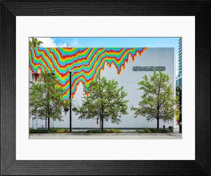 Framed Print : Florida, Fort Lauderdale, Museum of Art building Framed Print : Florida, Fort Lauderdale, Museum of Art building
