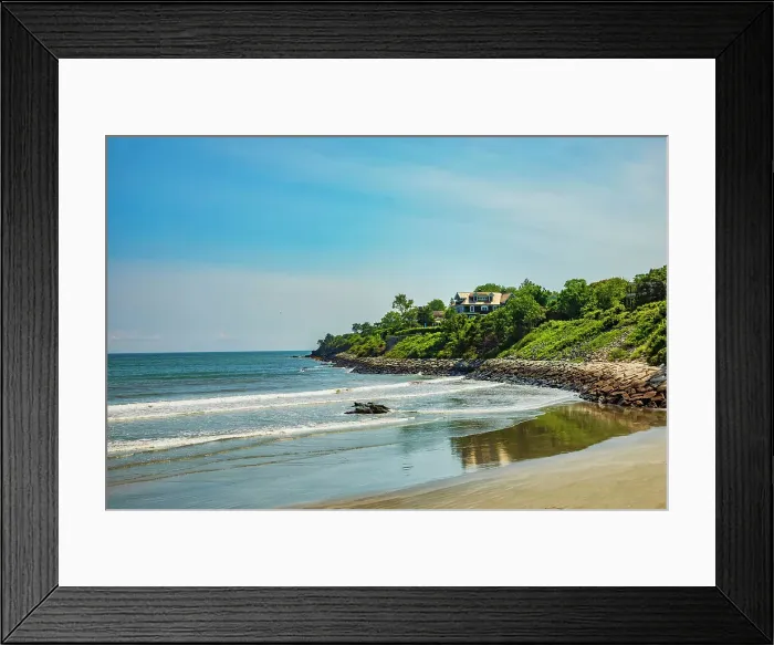 Framed Print : Rhode Island, Newport, Easton's Beach, view of Cliff Walk Framed Print : Rhode Island, Newport, Easton's Beach, view of Cliff Walk