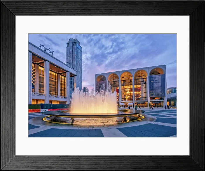 Framed Print : NY, NYC, Manhattan, Lincoln Center for the Performing Arts, Revson Fountain Framed Print : NY, NYC, Manhattan, Lincoln Center for the Performing Arts, Revson Fountain