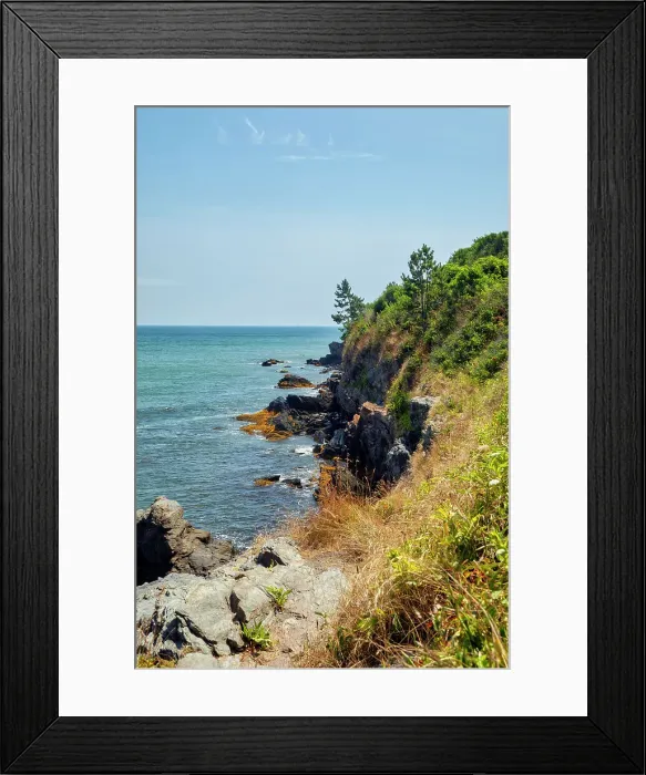 Framed Print : Rhode Island, Newport, Cliff Walk, cliffs Framed Print : Rhode Island, Newport, Cliff Walk, cliffs