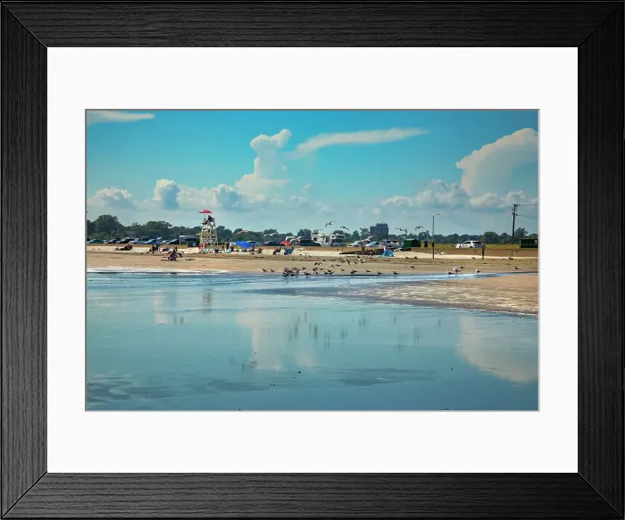 Framed Print : Rhode Island, Newport, Atlantic Beach scene Framed Print : Rhode Island, Newport, Atlantic Beach scene