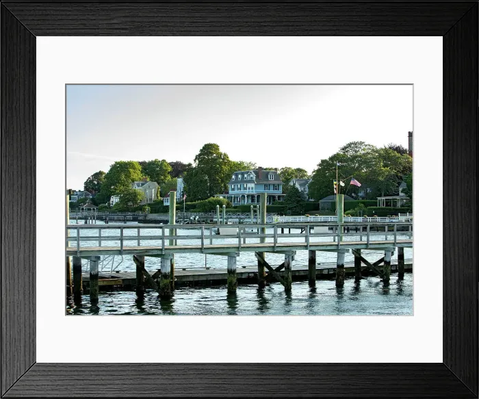 Framed Print : Rhode Island, Newport, Harbor Marina and waterfront houses Framed Print : Rhode Island, Newport, Harbor Marina and waterfront houses