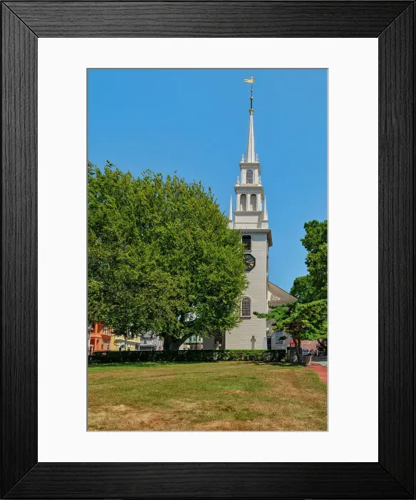 Framed Print : Rhode Island, Newport, Trinity Street in Queen Anne Square Framed Print : Rhode Island, Newport, Trinity Street in Queen Anne Square