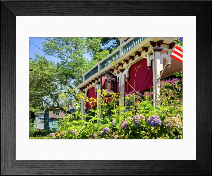 Framed Print : Rhode Island, Newport, Sarah Kendall house, typical porch Framed Print : Rhode Island, Newport, Sarah Kendall house, typical porch