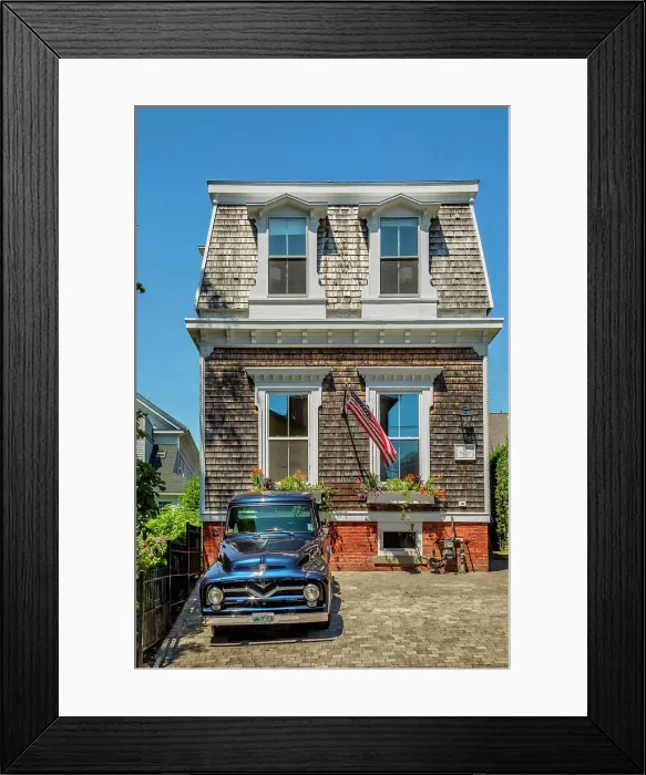 Framed Print : Rhode Island, Newport, Philip Rider House 1872 Framed Print : Rhode Island, Newport, Philip Rider House 1872