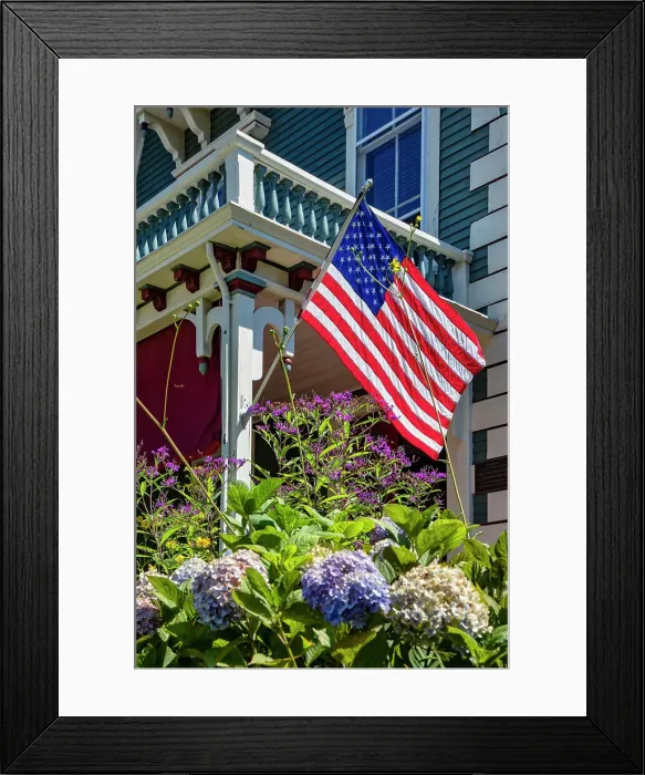 Framed Print : Rhode Island, Newport, Sarah Kendall house, typical porch Framed Print : Rhode Island, Newport, Sarah Kendall house, typical porch