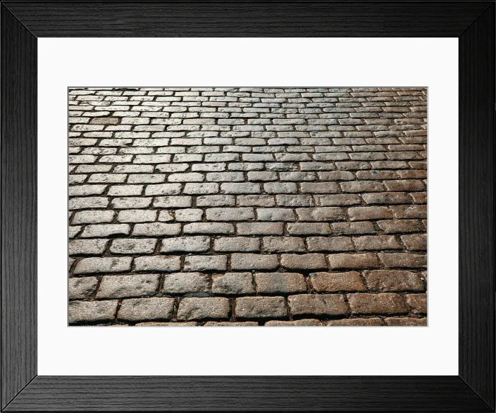 Framed Print : Cobblestone Framed Print : Cobblestone