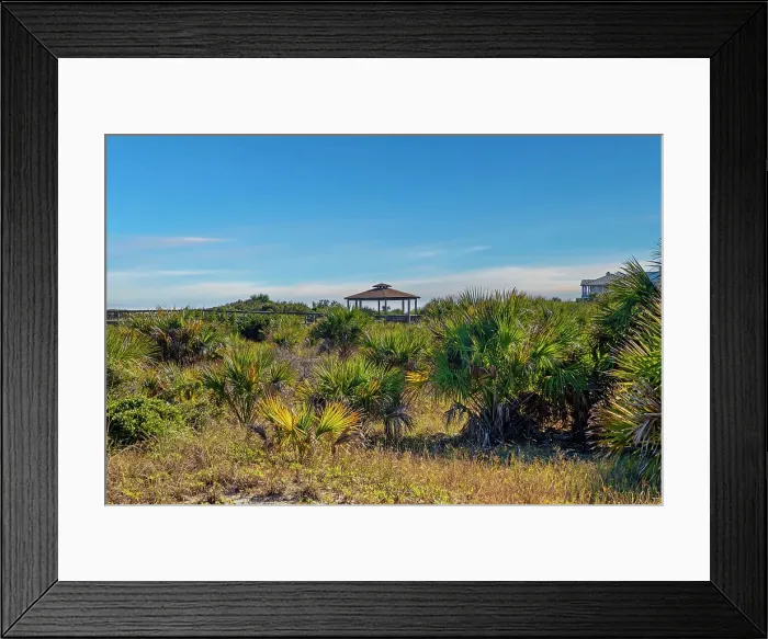 Framed Print : Georgia, Tybee Island, North Beach Framed Print : Georgia, Tybee Island, North Beach