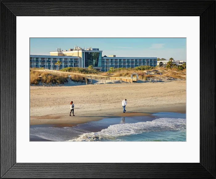 Framed Print : Georgia, Tybee Island, Tybee Beach, Tybee Hotel Framed Print : Georgia, Tybee Island, Tybee Beach, Tybee Hotel