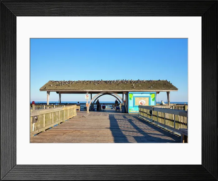 Framed Print : Georgia, Tybee Island, Tybee pier Framed Print : Georgia, Tybee Island, Tybee pier
