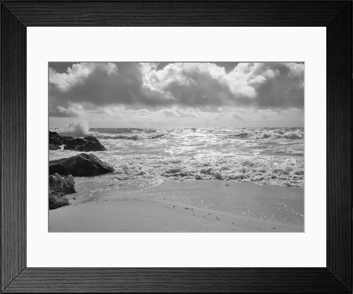 Framed Print : Bermuda, private beach with large rocks at Rosewood Bermuda Hotel Framed Print : Bermuda, private beach with large rocks at Rosewood Bermuda Hotel