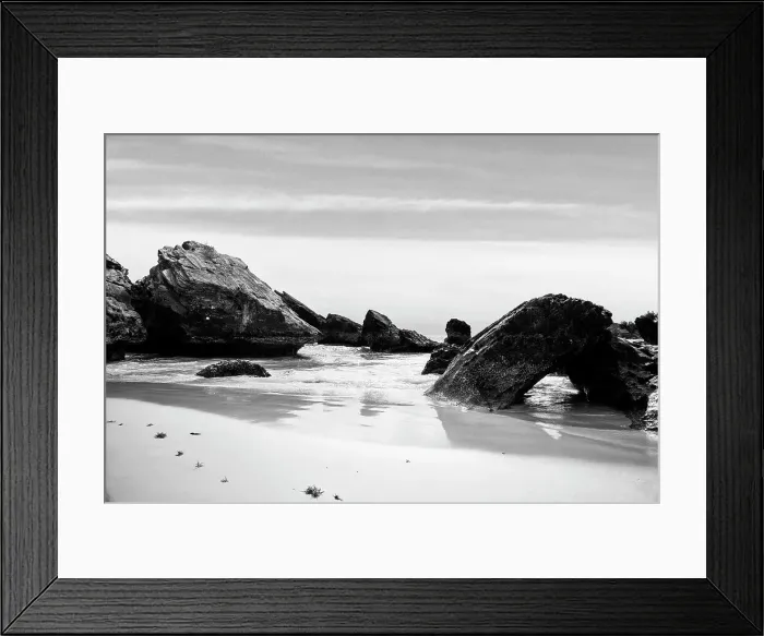 Framed Print : Bermuda, Horseshoe Bay Beach, Rocky Cove with large boulders Framed Print : Bermuda, Horseshoe Bay Beach, Rocky Cove with large boulders