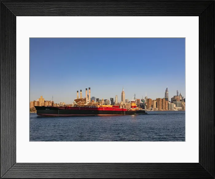 Framed Print : New York City, East River view from Williamsburg, Brooklyn