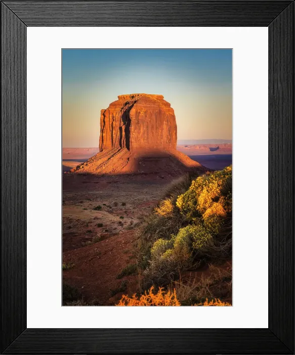 Framed Print : Arizona, Monument Valley, Merrick Butte Framed Print : Arizona, Monument Valley, Merrick Butte