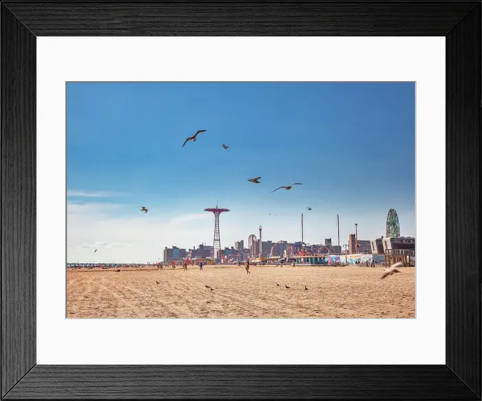 Framed Print : New York City, Brooklyn, Coney Island Framed Print : New York City, Brooklyn, Coney Island