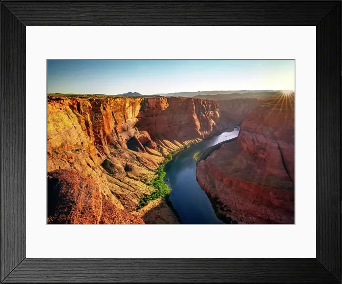 Framed Print : Arizona, Page, Horseshoe Bend, Colorado River located near the town of Page Framed Print : Arizona, Page, Horseshoe Bend, Colorado River located near the town of Page
