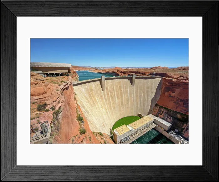 Framed Print : Arizona, Page, Glen Canyon Dam