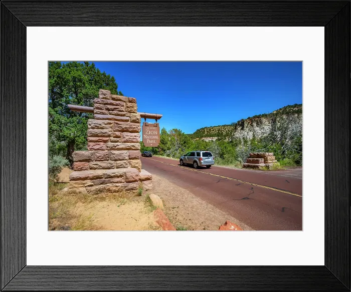 Framed Print : Utah, Springdale, Zion National Park, State Route 9 Framed Print : Utah, Springdale, Zion National Park, State Route 9