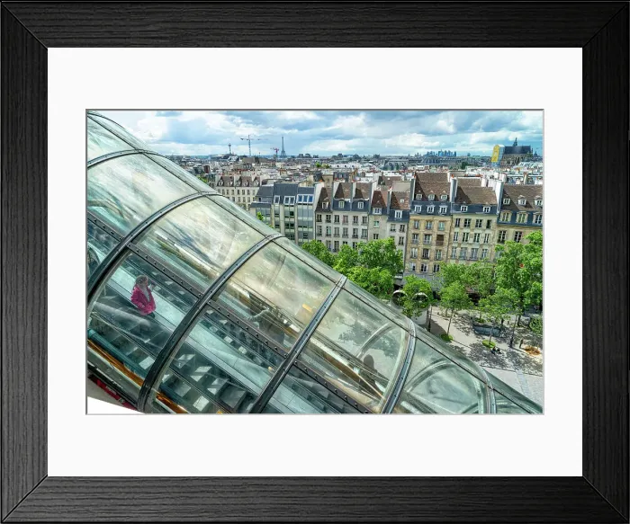 Framed Print : France, Paris, Pompidou Centre