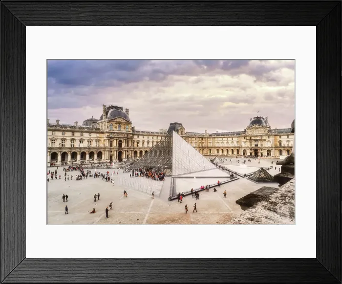Framed Print : France, Paris, Louvre Museum