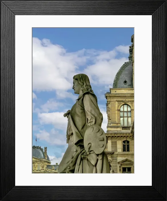 Framed Print : France, Paris, statue in the street Framed Print : France, Paris, statue in the street