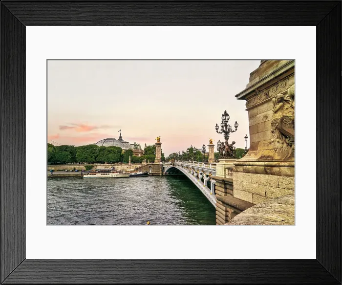 Framed Print : France, Paris, Pont Alexandre III bridge over the Seine River Framed Print : France, Paris, Pont Alexandre III bridge over the Seine River