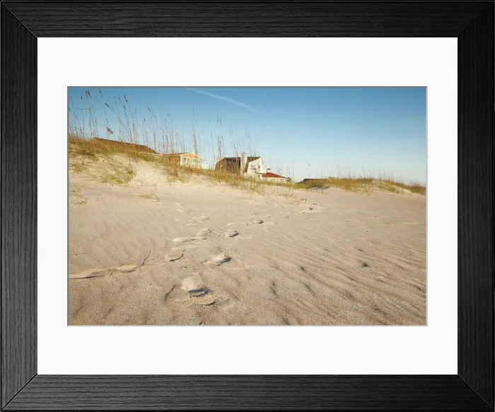 Framed Print : Amelia Island, Fernandina Beach, Beach front homes Framed Print : Amelia Island, Fernandina Beach, Beach front homes