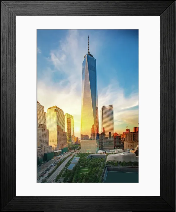 Framed Print : New York, NYC, Lower Manhattan, One World Trade Center, Freedom Tower Framed Print : New York, NYC, Lower Manhattan, One World Trade Center, Freedom Tower