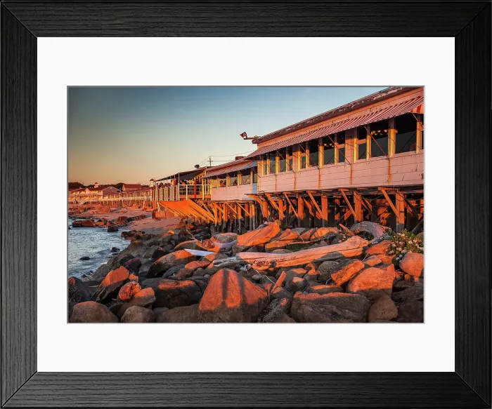 Framed Print : New York, Long Island, coastal view