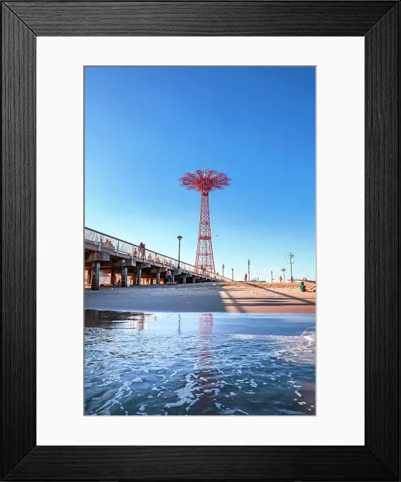 Framed Print : New York City, Brooklyn, Coney Island, Pier Framed Print : New York City, Brooklyn, Coney Island, Pier