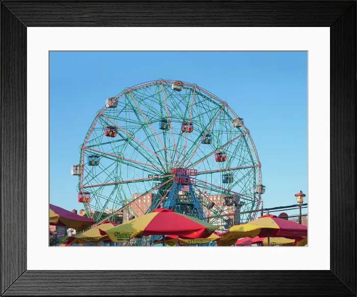 Framed Print : New York City, Brooklyn, Coney Island, Luna Park, Wonder Wheel Framed Print : New York City, Brooklyn, Coney Island, Luna Park, Wonder Wheel