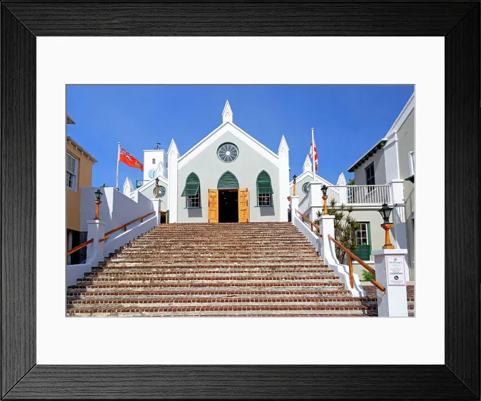 Framed Print : Bermuda, St George, St Peter's Church Framed Print : Bermuda, St George, St Peter's Church