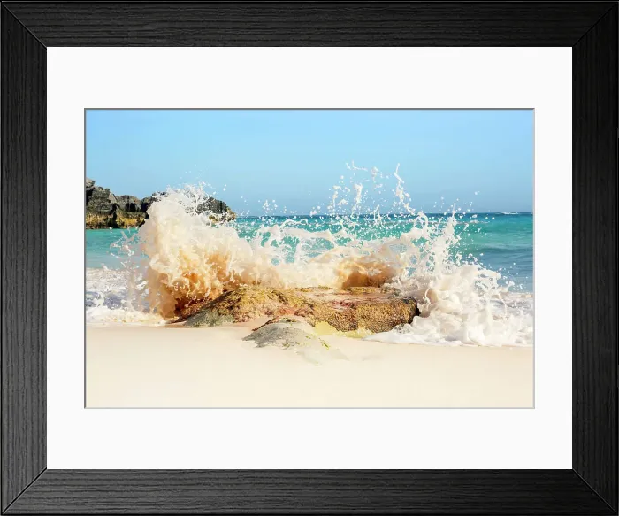 Framed Print : Bermuda, South Shore, Warwick Long Bay Beach Framed Print : Bermuda, South Shore, Warwick Long Bay Beach