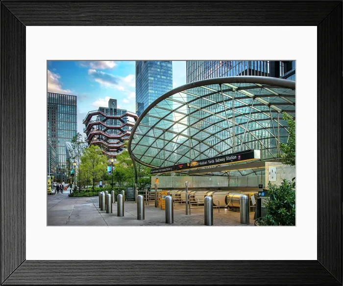 Framed Print : New York, NYC, Hudson Yards, 34th Street, Hudson Yards Subway station, West Side Framed Print : New York, NYC, Hudson Yards, 34th Street, Hudson Yards Subway station, West Side