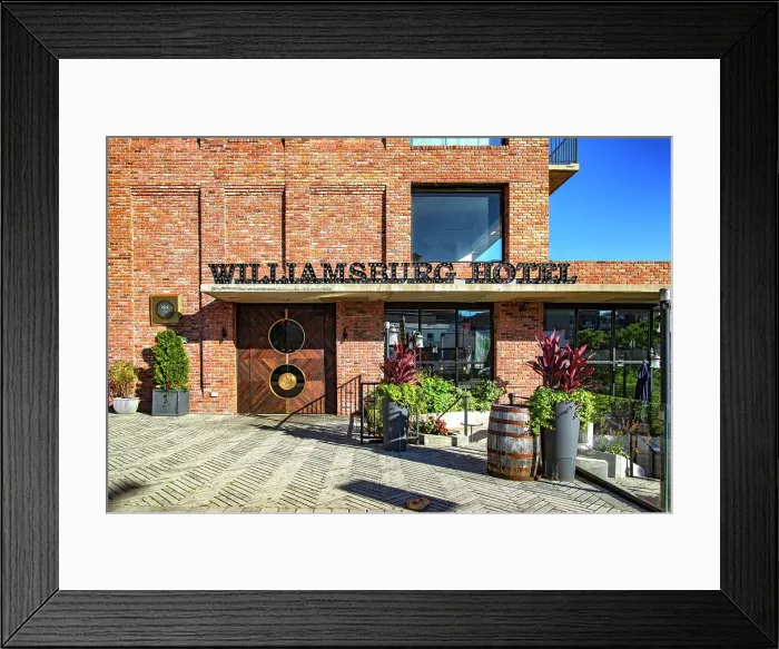 Framed Print : NY, Brooklyn, Williamsburg, Williamsburg Hotel Framed Print : NY, Brooklyn, Williamsburg, Williamsburg Hotel