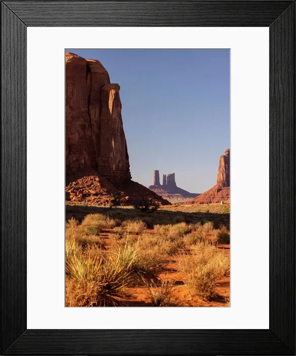 Framed Print : Arizona, Monument Valley, North Window Overlook Framed Print : Arizona, Monument Valley, North Window Overlook