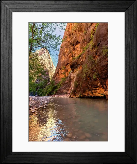 Framed Print : Utah, Zion National Park The Narrows Framed Print : Utah, Zion National Park The Narrows