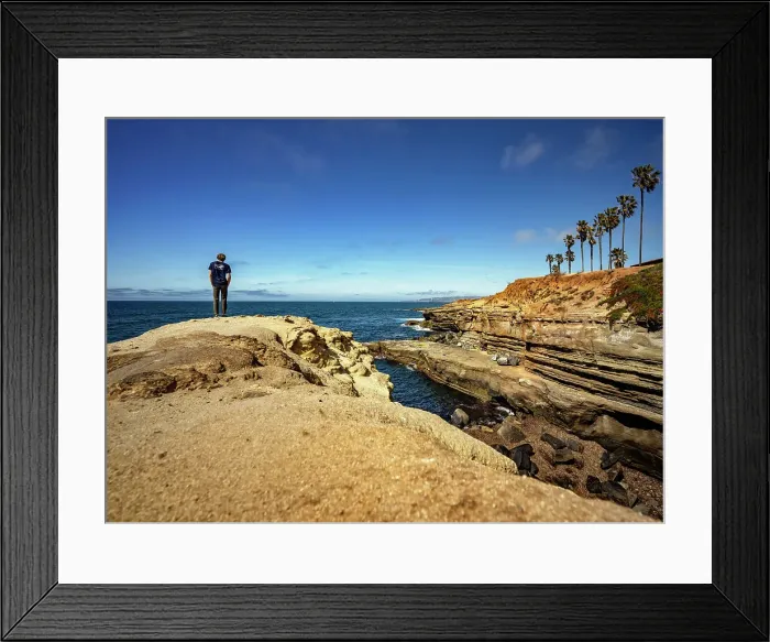Framed Print : California, San Diego, Point Loma, Sunset Cliffs Coastal Trail, Linear Park Framed Print : California, San Diego, Point Loma, Sunset Cliffs Coastal Trail, Linear Park