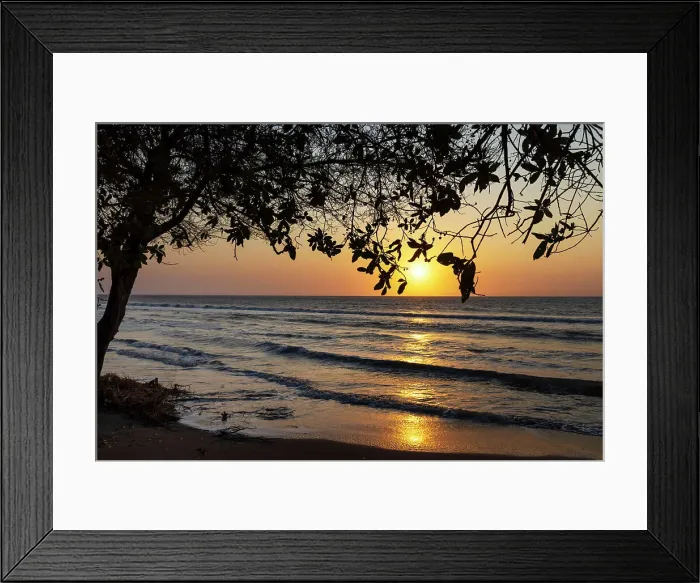 Framed Print : Colombia, Cartagena, Sunset at Manzanillo Beach Framed Print : Colombia, Cartagena, Sunset at Manzanillo Beach