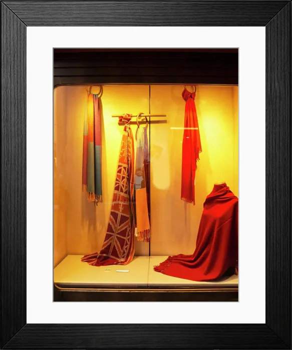 Framed Print : Italy, Veneto, Venice, Window shopping Fashion store Framed Print : Italy, Veneto, Venice, Window shopping Fashion store