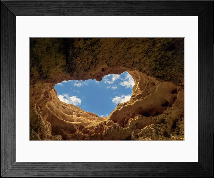 Framed Print : Portugal, Lagoa, Algarve, Benagil Cave Framed Print : Portugal, Lagoa, Algarve, Benagil Cave