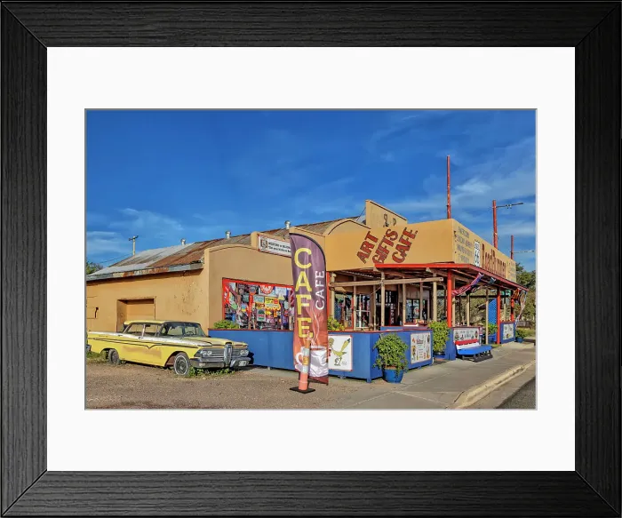 Framed Print : Arizona, Seligman, Route 66, cafe Framed Print : Arizona, Seligman, Route 66, cafe