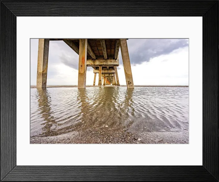 Framed Print : Florida, South Florida, Juno Beach pier Framed Print : Florida, South Florida, Juno Beach pier