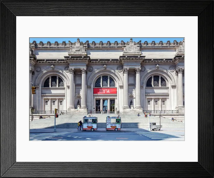 Framed Print : New York City, Manhattan, Upper East Side, The Metropolitan Museum, Museum Mile, Metropolitan Museum of Art, MET
