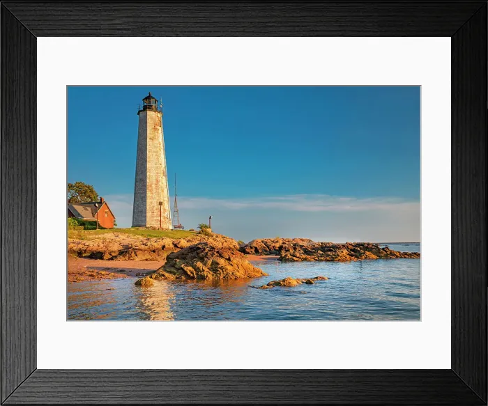 Framed Print : Connecticut, New Haven, Lighthouse Point Park, Five Mile Point Lighthouse Framed Print : Connecticut, New Haven, Lighthouse Point Park, Five Mile Point Lighthouse