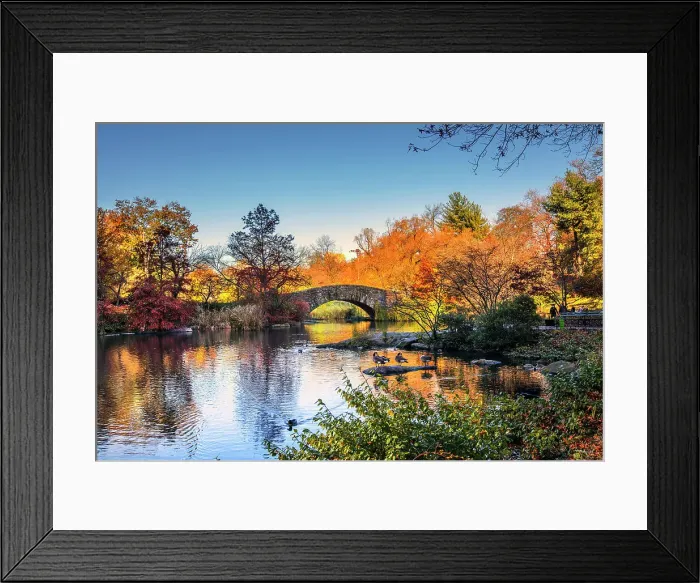 Framed Print : New York City, Central Park, Gapstow Bridge Framed Print : New York City, Central Park, Gapstow Bridge